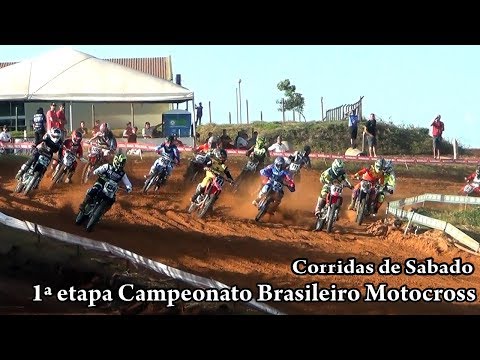 1ª etapa Campeonato Brasileiro Motocross 2018 - Corridas de Sabado