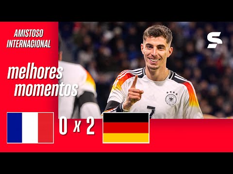 Gols e lances de França x Alemanha
