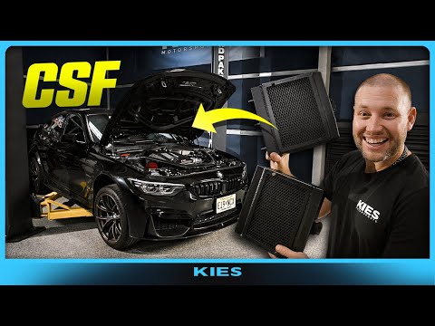 The ALL NEW CSF Aux Radiators for S55 Powered M2/M3/M4