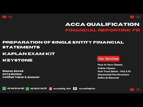 ACCA Paper F7 - Financial Reporting (FR) - Single Entity Financial Statements - Keystone Dec 2011