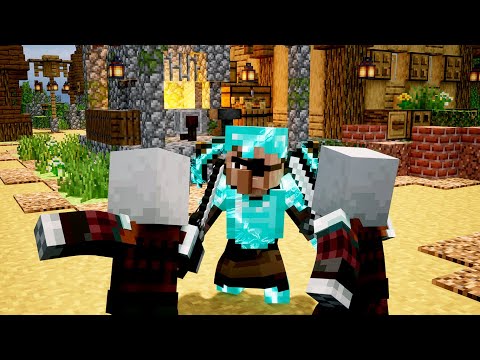 Villager Vs Pillager Life Ep 9 - Minecraft Animation
