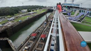Coral Princess's Majestic Canal Crossing from Deck 15