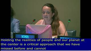 Marie Claire's intervention at the HLPF 2017: UN Web TV - http://webtv.un.org