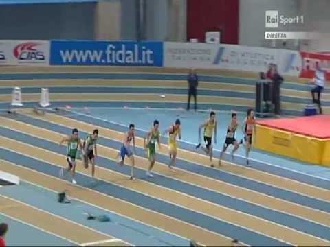 60 M Finale B Ancona 2012 Italiani indoor Atletica leggera