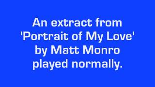 Backmasking in Matt Monro's 'Portrait of My Love' (An April Fool Screamer).wmv