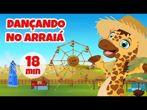 Dançando no Arraiá - Giramille 18 min | Desenho Animado Musical