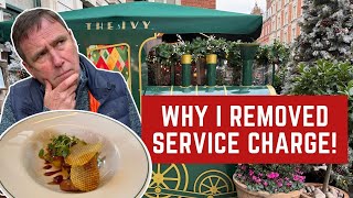 I Review The Ivy's Christmas Dinner - I Removed Service Charge But Why?