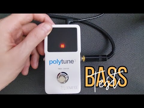TC Electronic PolyTune 3 | Bass Test