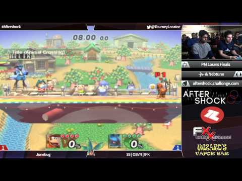 Aftershock PM - Junebug (Diddy) vs SS OBVN IPK (Lucario) - Losers Finals