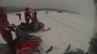 preview picture of video 'Snowmobiling Lake George Winter Carnival 2014'