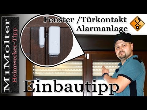 Fenster / Türkontakt für Funk Alarmanlagen - Ratgeber Einbau von M1Molter