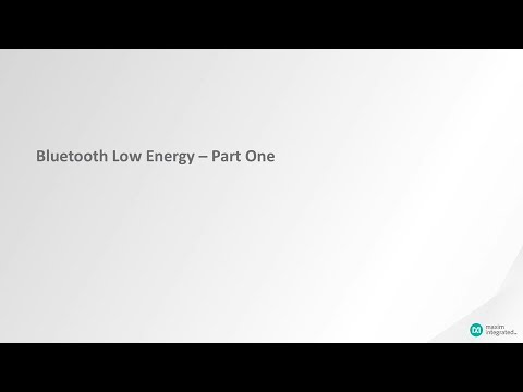 Introduction of Bluetooth Low Energy—Part 1