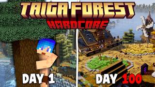 Download lagu 100 Hari Minecraft Hardcore TAIGA FOREST mp3