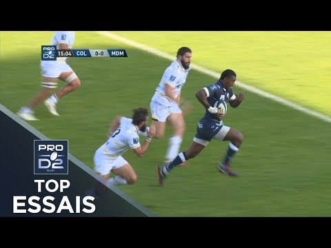 TOP Essais de la J02 – PRO D2 – Saison 2019/2020