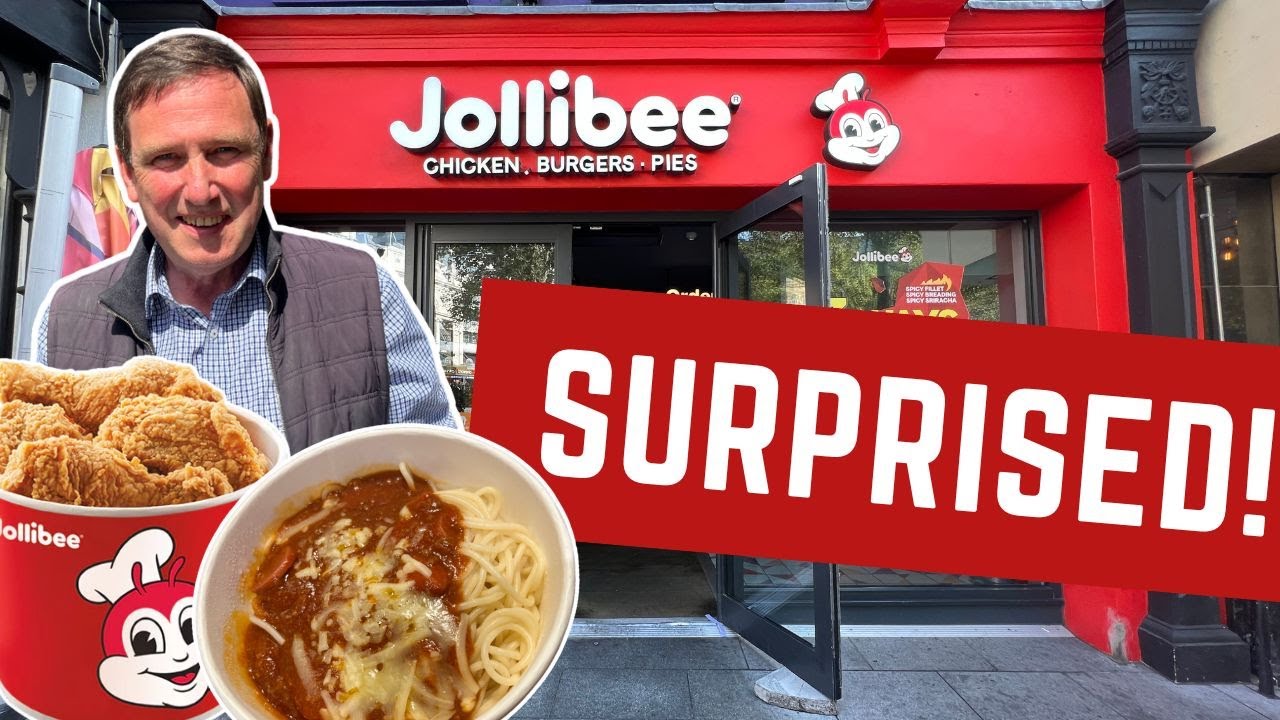 Reviewing JOLLIBEE'S UK FAST FOOD - MASSIVELY SURPRISED!