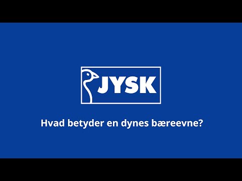 Hvad betyder en dynes bæreevne for dig? | JYSK