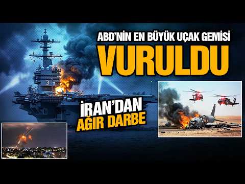 ABD’NİN EN BÜYÜK UÇAK GEMİSİ VURULDU! 4 ASKER ÖLDÜ: ORTA DOĞU’DA KIYAMET KOPUYOR!