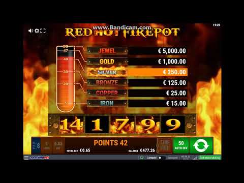 Take 5 Slot - Red Hot Firepot - Jackpot Winner