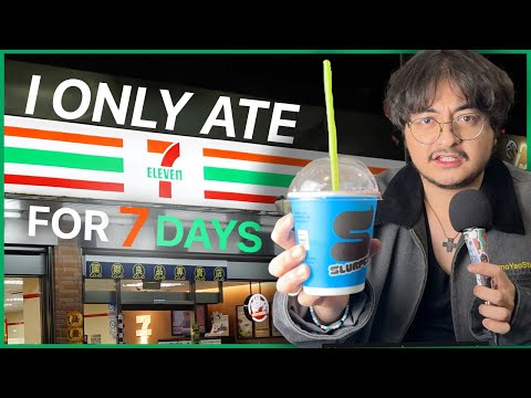 I Only Ate 7-ELEVEN Food for 7 Days