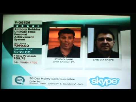 Andy Shepherd with Tony Robbins on QVC 3rd time 14th July 2012