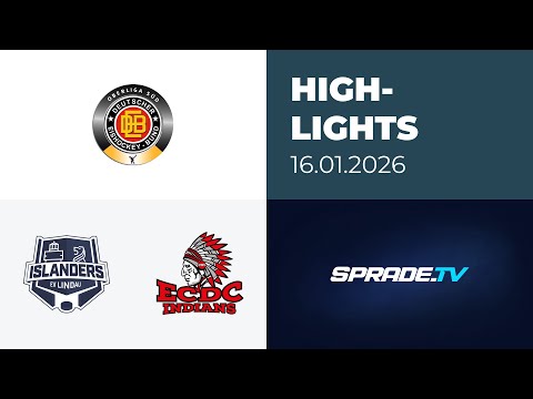 16.01.2026 - Highlights - EV Lindau Islanders vs. ECDC Memmingen Indians