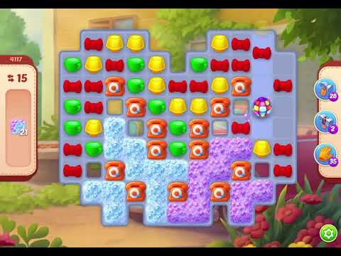 HomeScapes Level 4117 no boosters (16 moves)