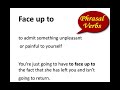 7 English PHRASAL VERBS ABOUT BODY PARTS