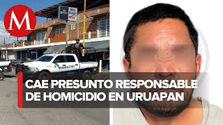 En Michoacán, detienen a uno de los presuntos asesinos del director de Policía de Investigación