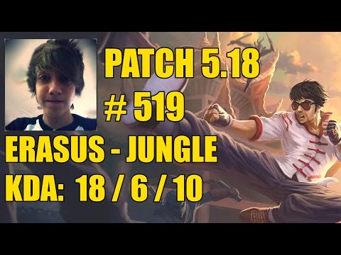 Erasus - Jungle: Lee Sin vs Nidalee - BR Challenger 781 PDL #519