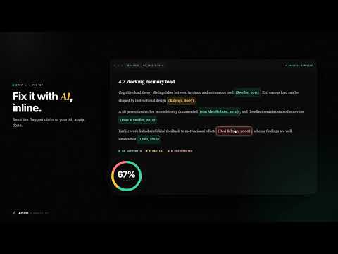 Acurio video preview