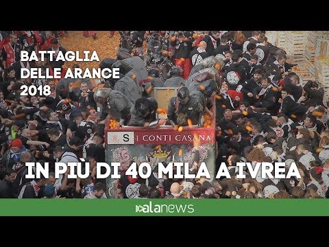 Ivrea, al via la battaglia delle arance