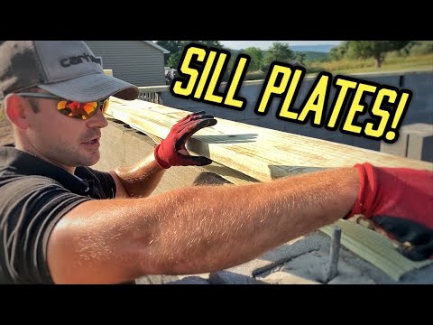 How To Install A Sill Plate On A Foundation