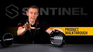 LED přídavné světlo, LAZER SENTINEL ELITE 7" (178mm) s pozičním světlem, 10248Lm, 5000k, IP68, 10-32V- Bílé