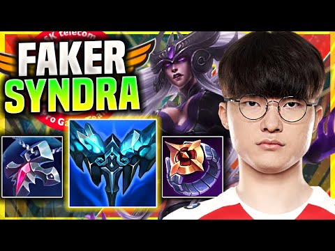 FAKER IS SO GOOD WITH SYNDRA! - T1 Faker Plays Syndra Mid vs Galio! | Season 11