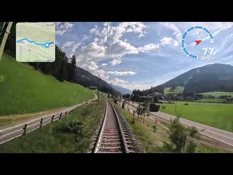 Führerstandsmitfahrt Drautalbahn S2 1845 San Candido / Innichen - Lienz in Osttirol