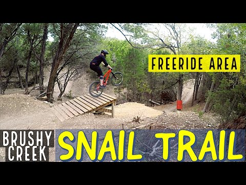 Brushy Creek Snail Trail! Freeride Mountain Bike Area