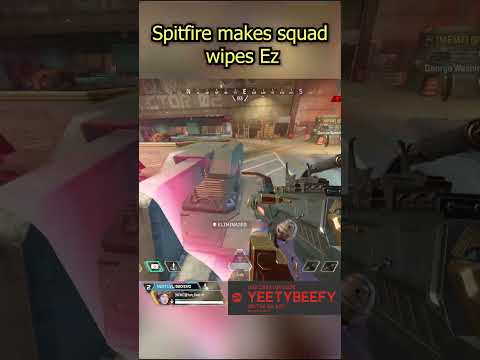 Spitfire makes squad wipes Ez #eapartner  #howtogetbetteratapexlegends #apexlegends