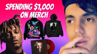 I SPENT $1000 ON JUICE WRLD MERCH #NOREGRETS