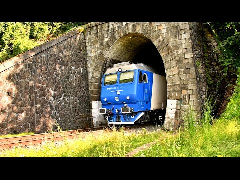 Rail Traffic in Romania-Apuseni Mountains-Crișul Repede Canyon-July-2020