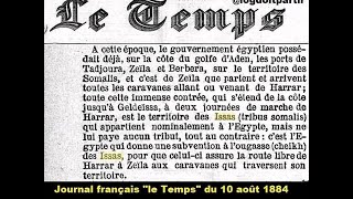 Accord entre les Issas et les Britanniques   31 décembre 1884   au Somaliland