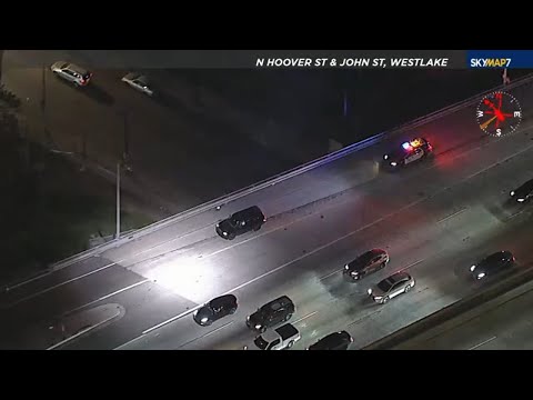 POLICE CHASE: Suspected DUI driver leads police on wild chase through L.A.