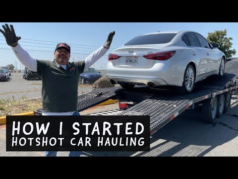How I started hotshot trucking car hauling in California.