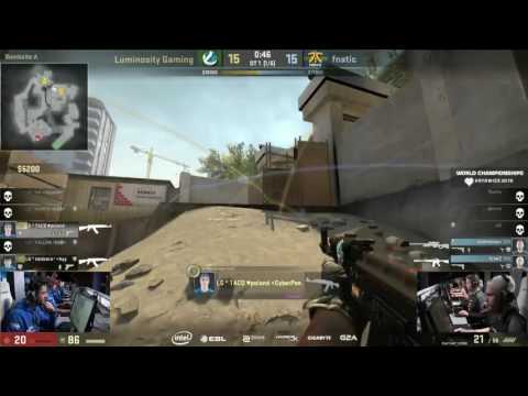 TACO CLUTCH 1V2 VS FNATIC IEM KATOWICE 2016