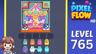 Pixel Flow Level 765 Solution Walkthrough