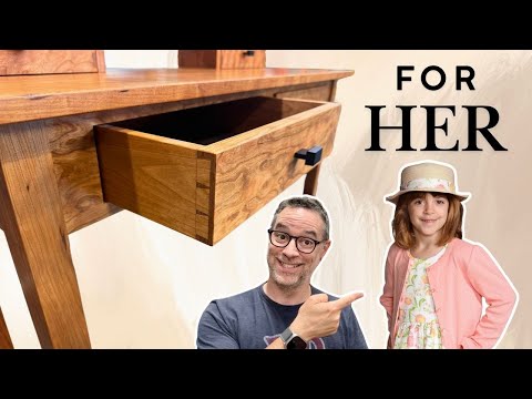 Wooden Vanity Desk