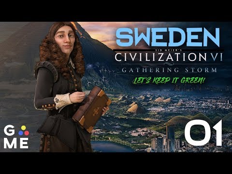 Deity Sweden - Gathering Storm | Civilization 6 - Let's Play | Episode 1 [Protect the Planet!]