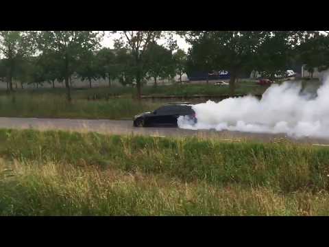 900+ HP BMW 335i E91 TOURING BURNOUT TWENTE | NL !!