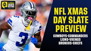 Best NFL Bets and Props for Christmas Day: Back the favorites to cover vs. three backup QBs
