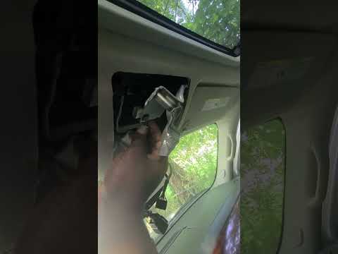 2007-2014 suburban sunroof motor install location