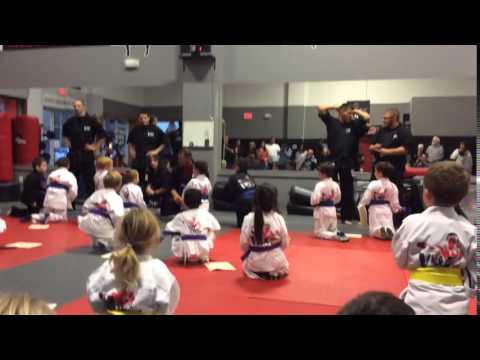 Karate belt ceremony 2015 - part 1